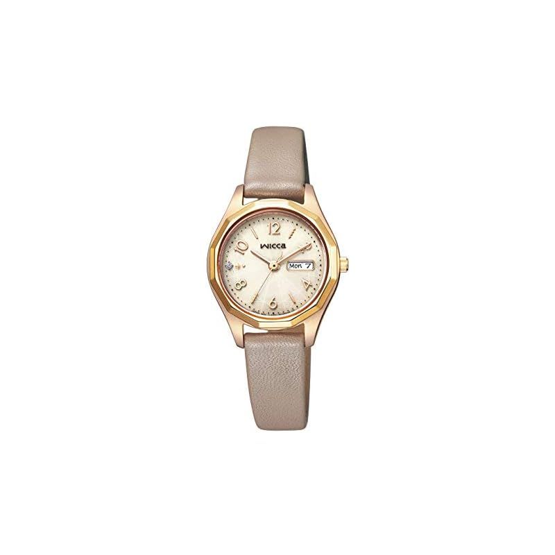 【新品】 [CITIZEN] 腕時計 レディース wicca KH3-525-90 デイ&デイト ソーラーテック