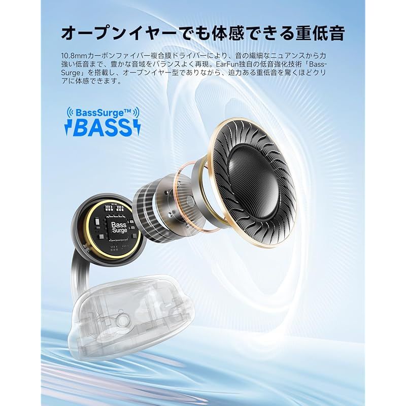 新品】 【VGP 2025 SUMMER 金賞】EarFun Clip イヤーカフ イヤホン