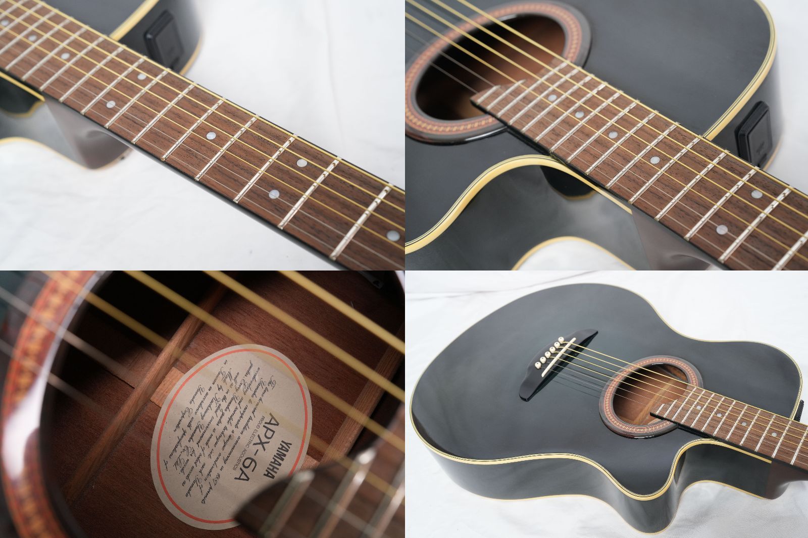 ☆YAMAHA APX-6A グリーンバースト コンパクトサイズ エレアコ 状態