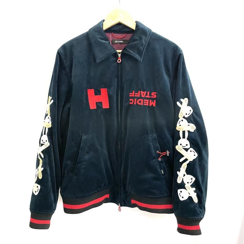 中古】CUNE メディカルスタッフのベロアブルゾン サイズ3 キューン