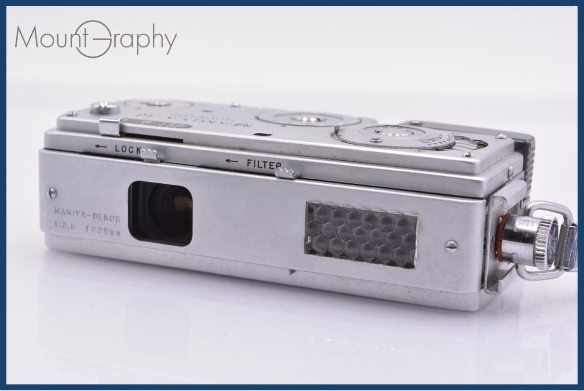【動作保証】 マミヤ Mamiya MAMIYA-16 AUTOMATIC 25mm F2.8 同梱無料 #yk8397
