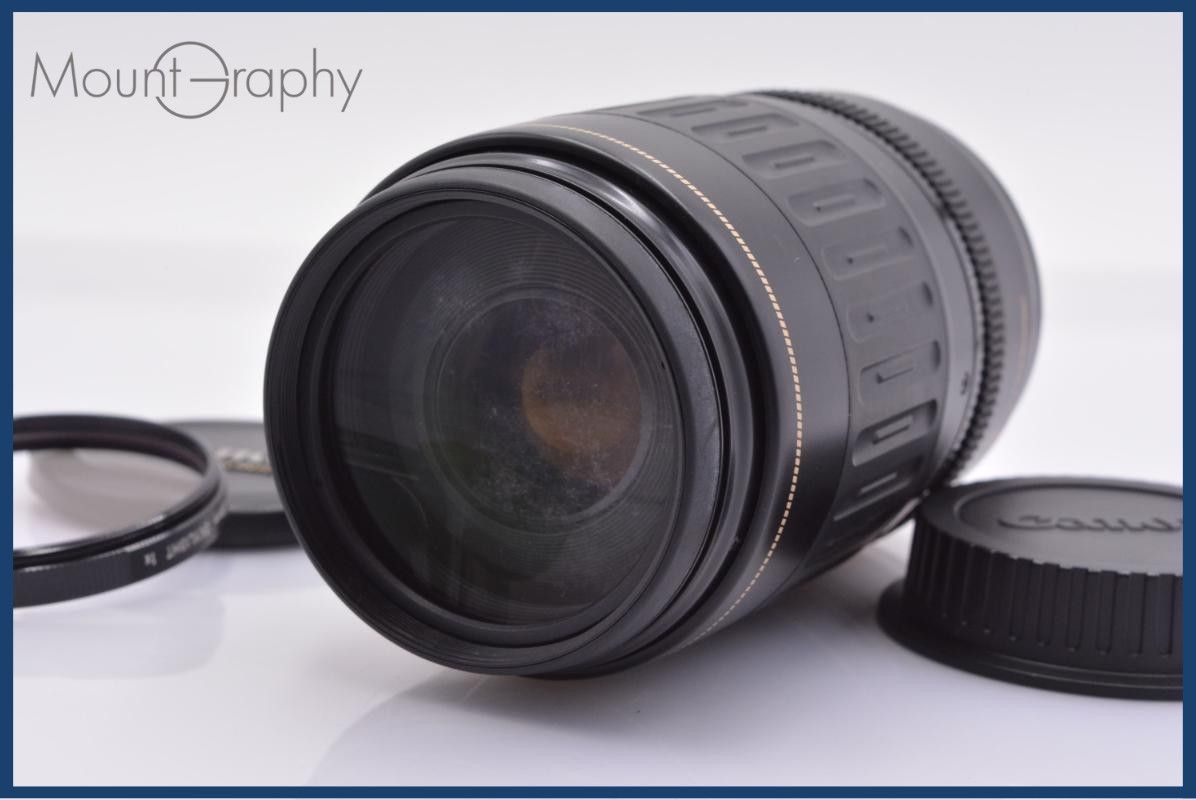 【動作保証】 キヤノン Canon EF 100-300mm F4.5-5.6 USM 前後キャップ&レンズフィルター付 同梱無料 #yk8407