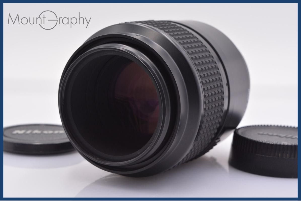 【動作保証】 ニコン Nikon AF MICRO NIKKOR 105mm F2.8 D 前後キャップ付 同梱無料 #yk8409