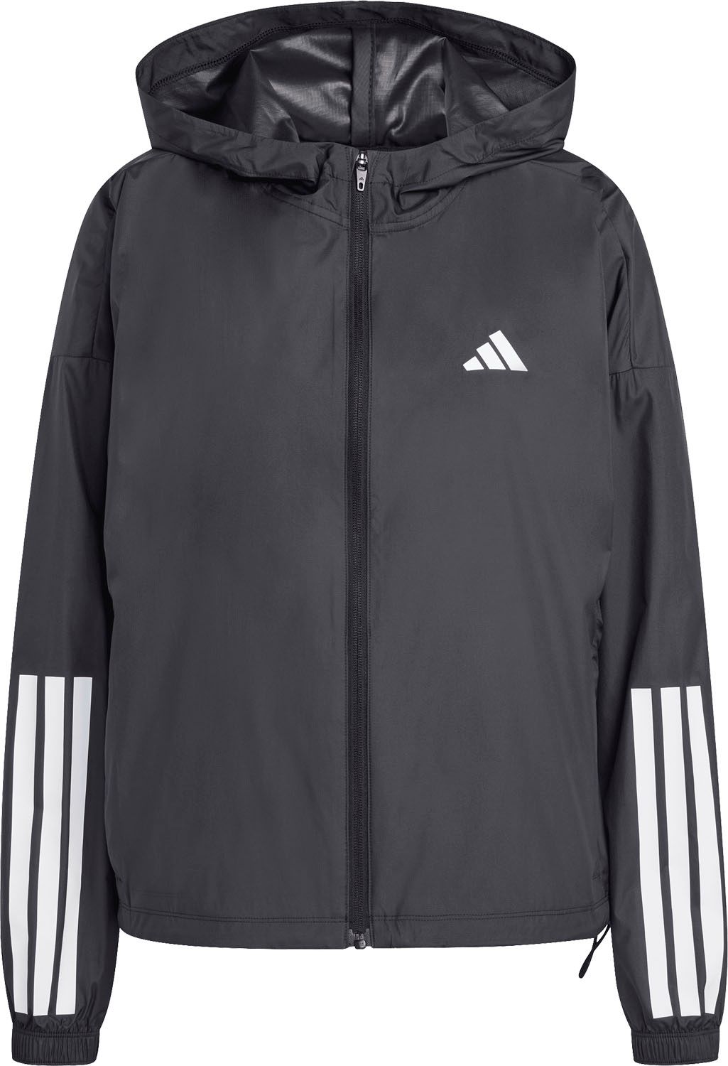 アディダス adidas ハイパーグラム スリーストライプス ウインドブレーカー KKR51 JX1872 ブラック