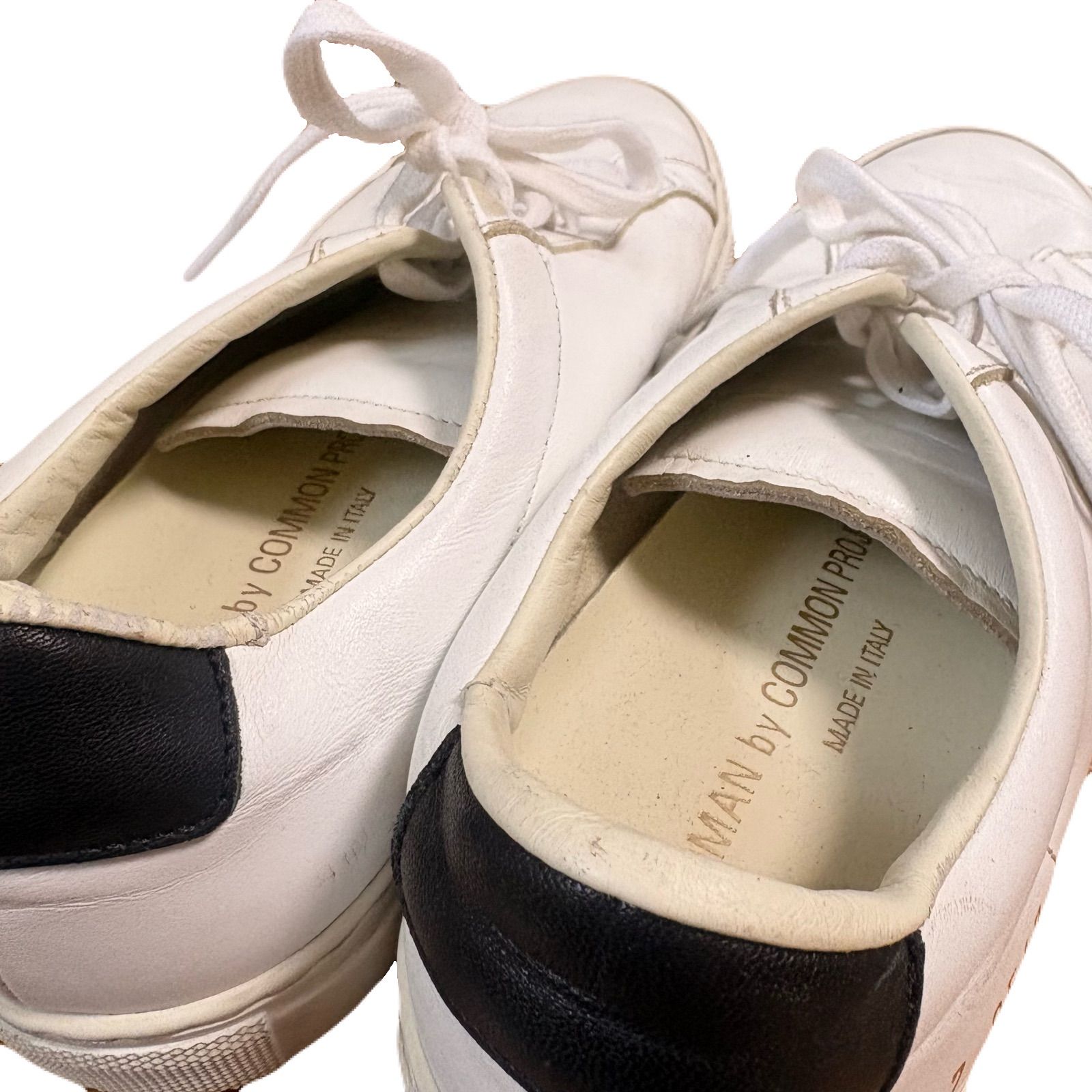 WOMAN by COMMON PROJECTS スニーカー　37 23.5-24cm相当　イタリア製　ホワイト　靴　シューズ　バイカラー