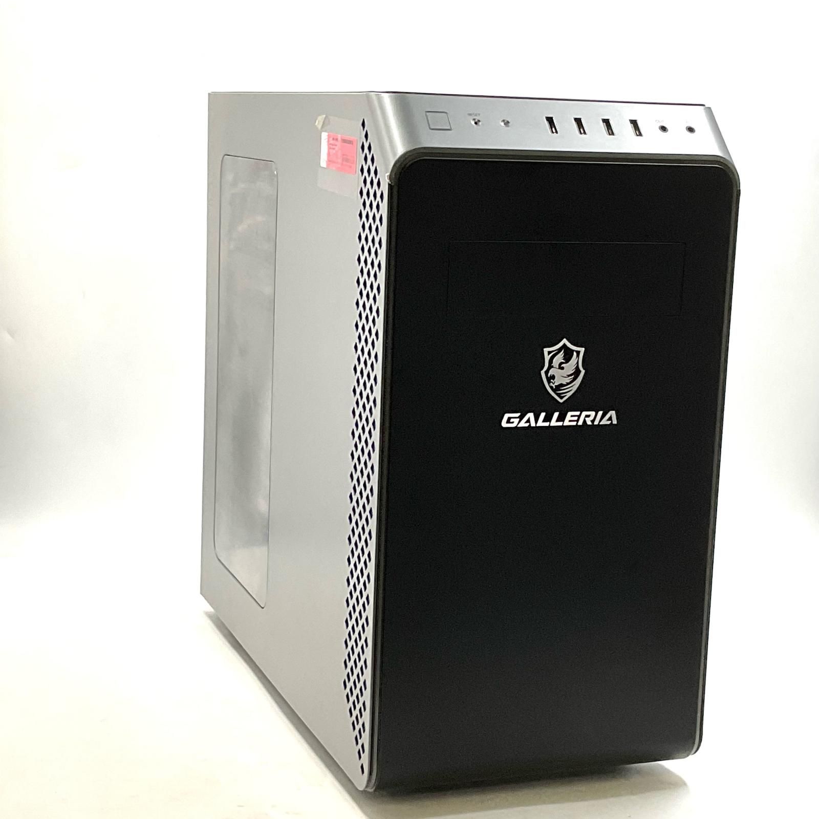 【全額返金保証】【最速発送】GALLERIA ゲーミングデスクトップPC RM5C-R36T i5-10400 32GB M.2 SSD 1TB RTX 3060 Ti 8GB 美品 動作確認済