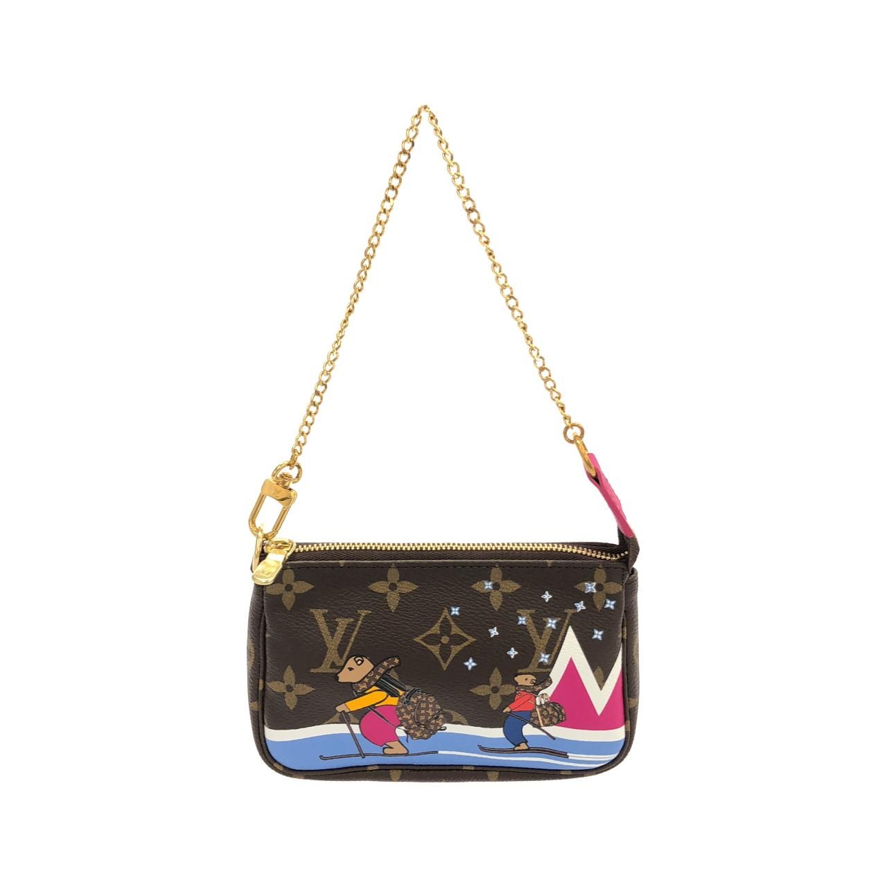 ルイヴィトン モノグラム(ホリデイ) ミニ ポシェット アクセソワール M67769 アクセサリーポーチ