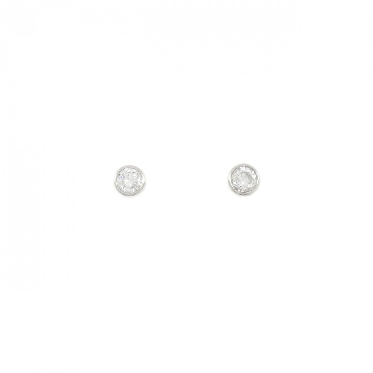 PT900 ダイヤモンド ピアス 0.30CT