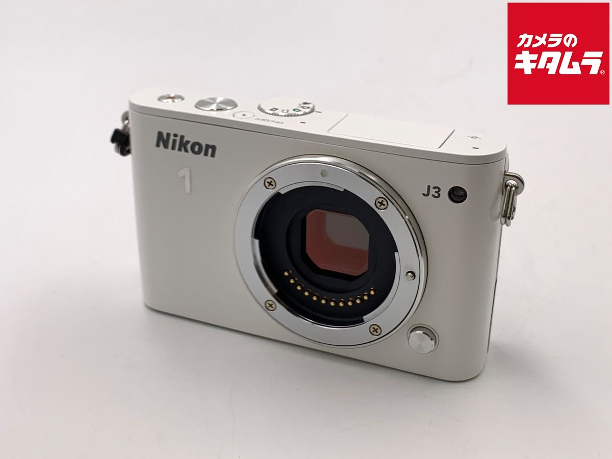 【中古】 【良品】 ニコン Nikon1 J3 ボディ ホワイト