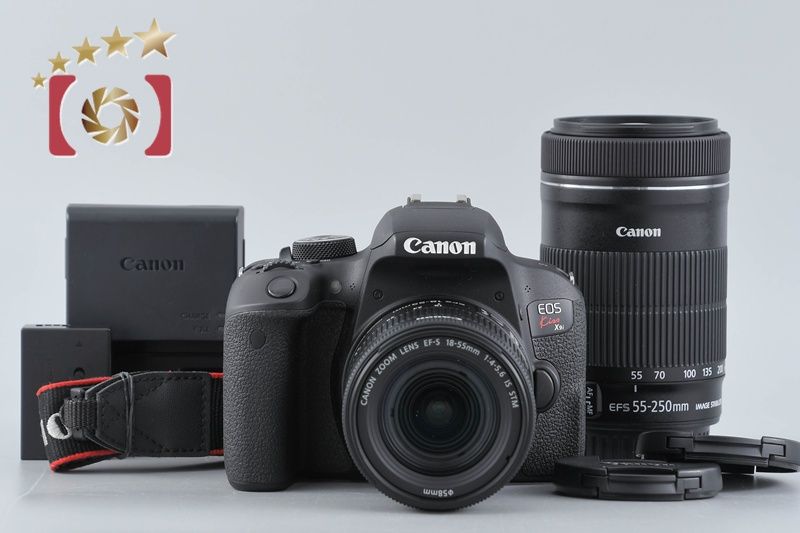 【中古】Canon キヤノン EOS Kiss X9i ダブルズームキット シャッター回数僅少