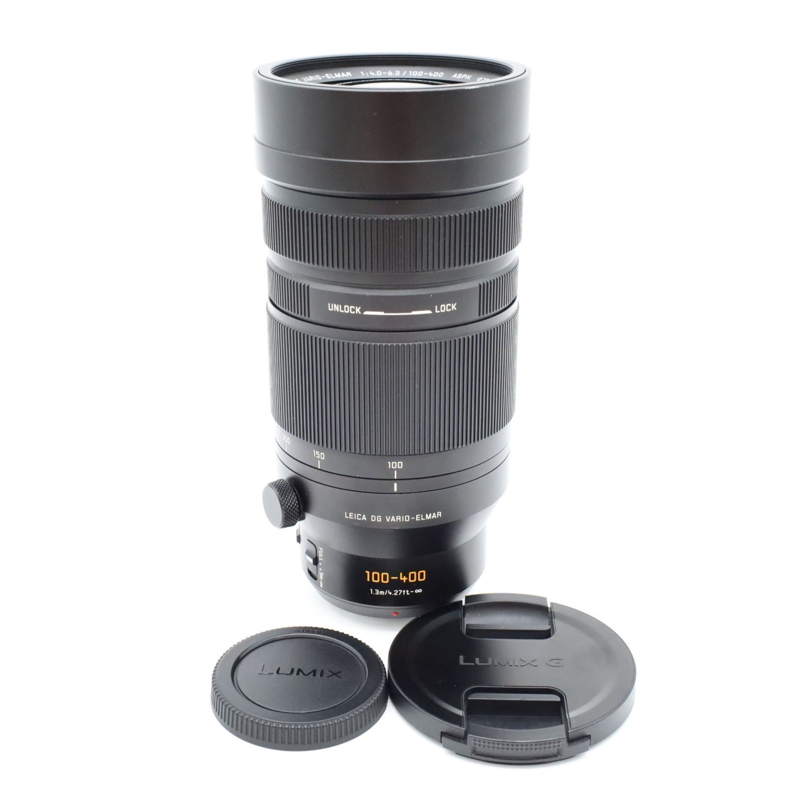 Panasonic LUMIX G LEICA DG 100-400mm F4-6.3 ASPH POWER O.I.S. 超望遠 ズーム レンズ マイクロフォーサーズ 動作確認済 #P025018