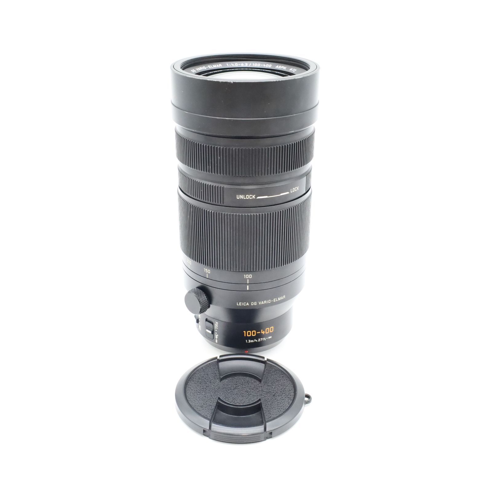 파나소닉 루믹스 G 라이카 DG 100-400mm F4-6.3 ASPH POWER O.I.S. 줌 렌즈 마이크로 포서드 작동 확인 #P026018