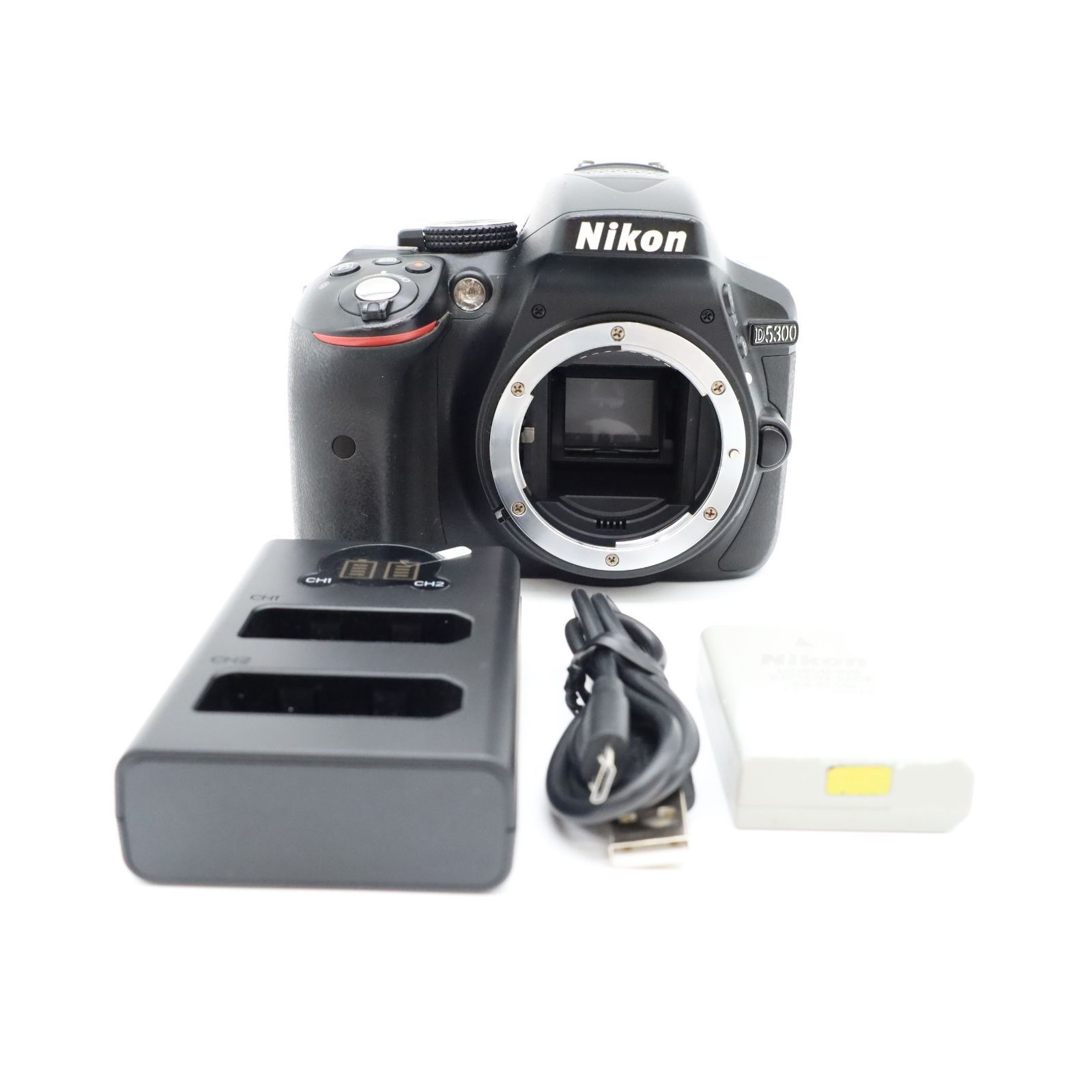 Nikon D5300 ブラック ボディ デジタル一眼レフ APS-C 動作確認済
