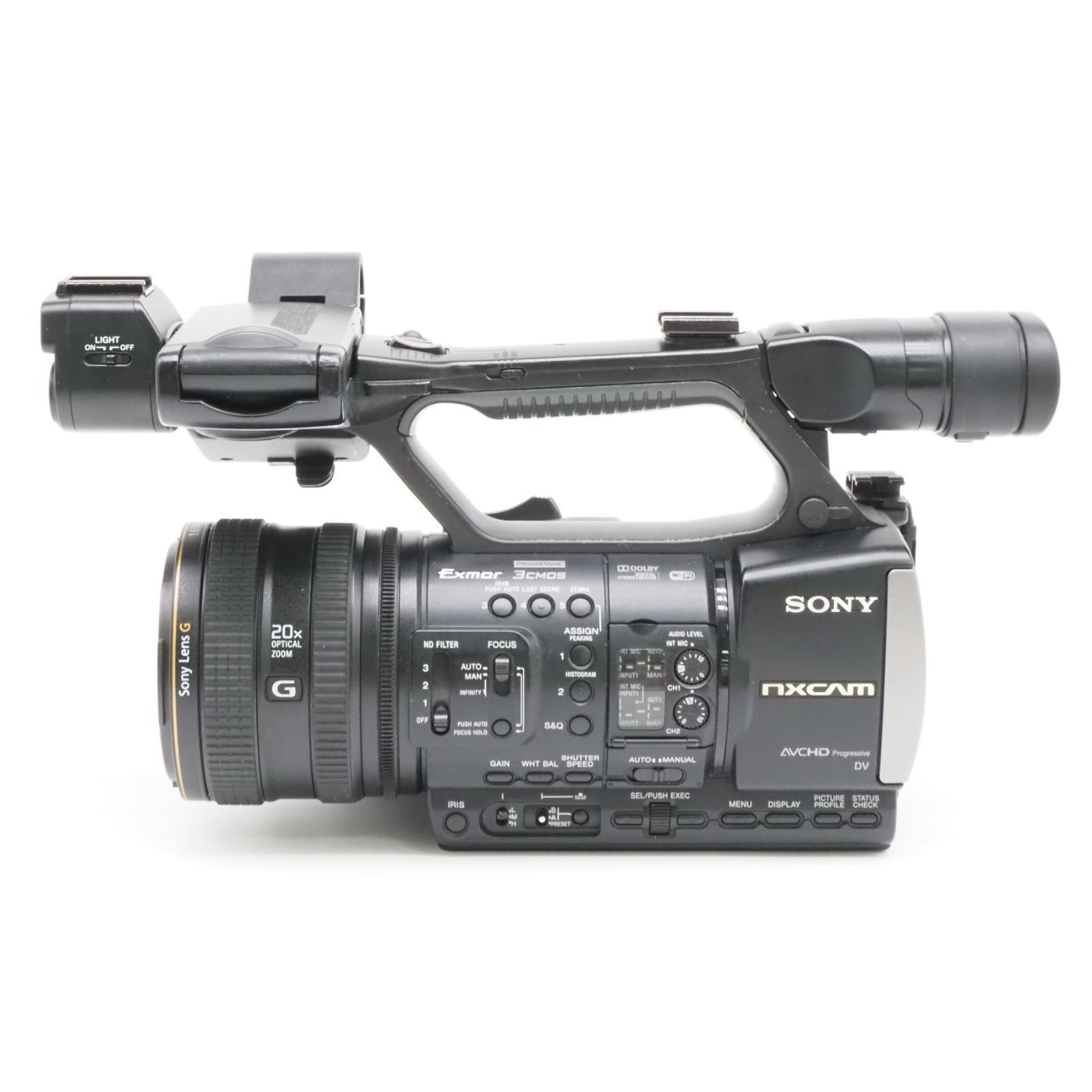 SONY NXCAM HXR-NX3 業務用 メモリーカムコーダー フルHD 3CMOS 動作