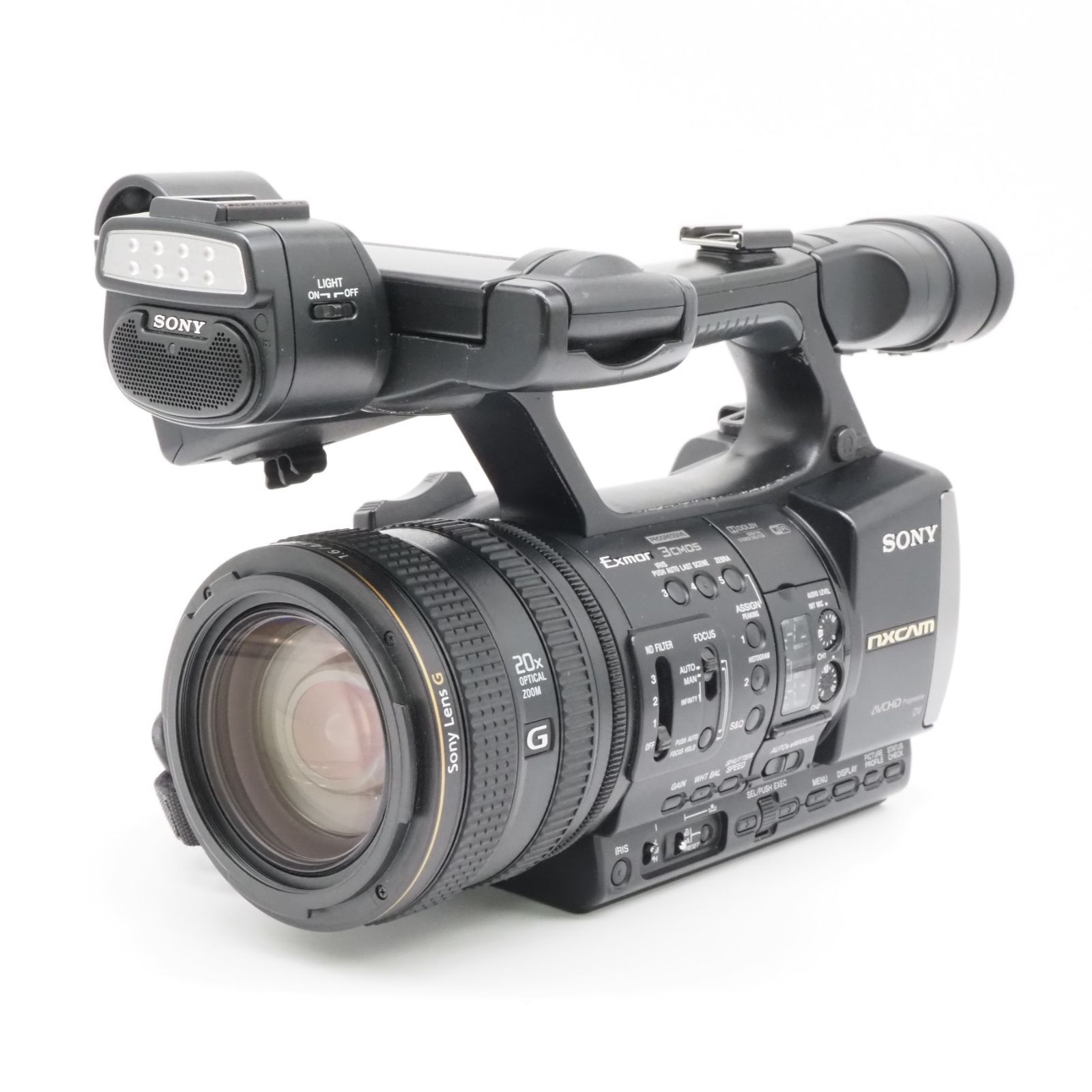 SONY NXCAM HXR-NX3 業務用 メモリーカムコーダー フルHD 3CMOS 動作