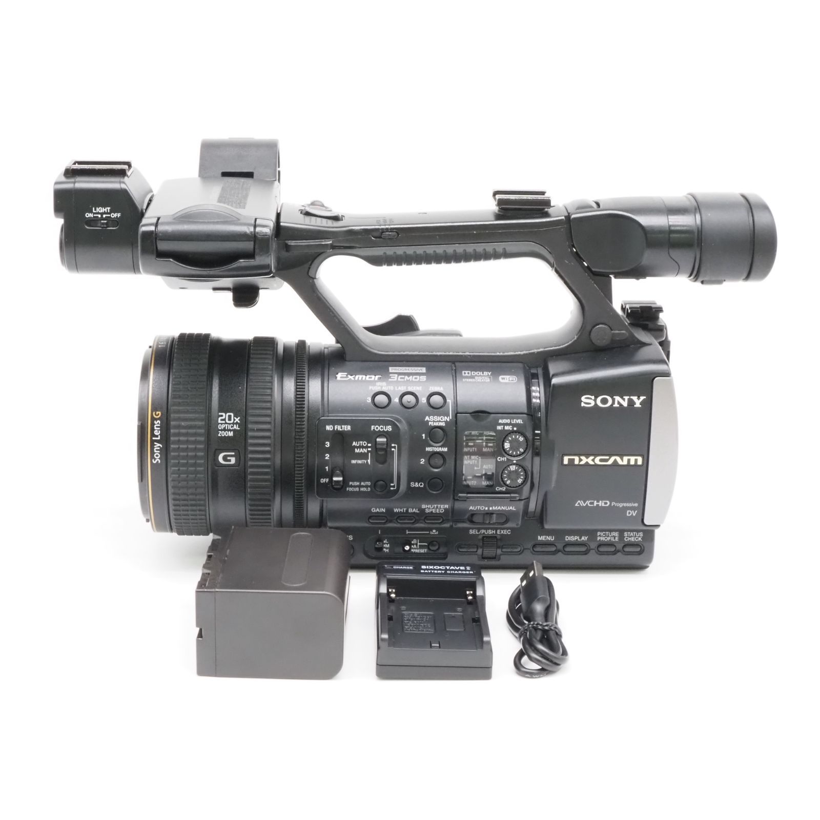 SONY NXCAM HXR-NX3 業務用 メモリーカムコーダー フルHD 3CMOS 動作