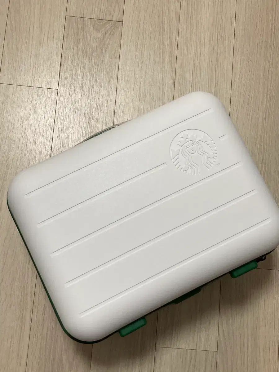スターバックス ミニキャリーケース 白 (グリーン POINT)