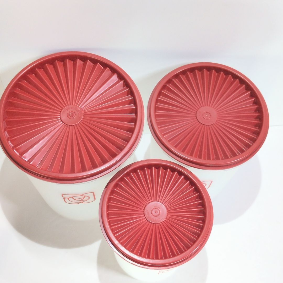 タッパーウェア グランプリ デコレーター Tupperware 昭和レトロ 保存