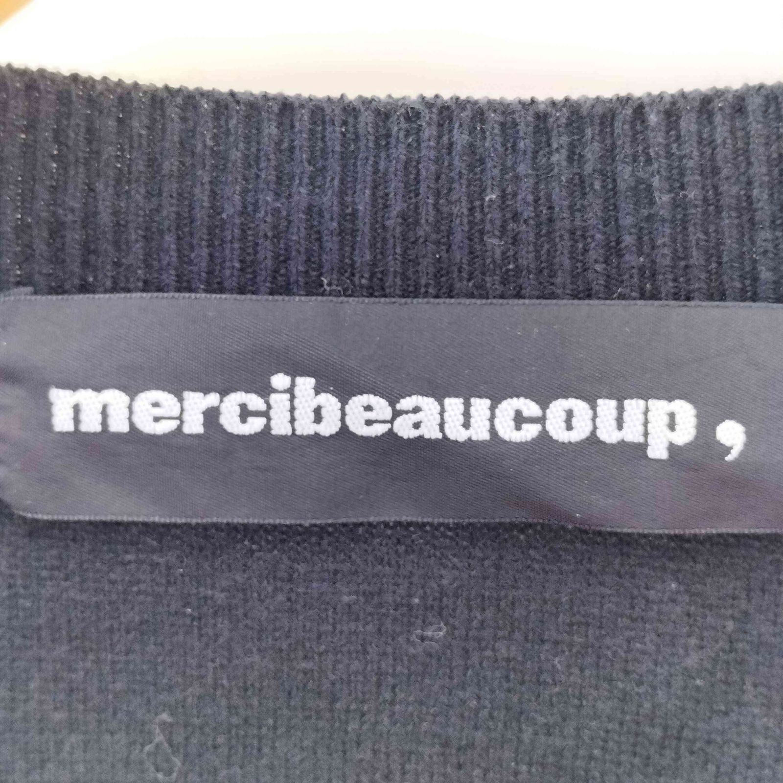 メルシーボークー mercibeaucoup コットンドルマンスリーブ