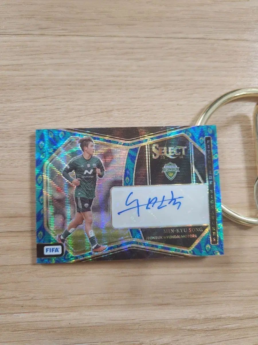 23-24 Panini パニーニ セレクト 全北 HYUNDAI 宋 旻揆（ソン・ミンギュ） Peacock サイン オート サッカーカード 7,209円