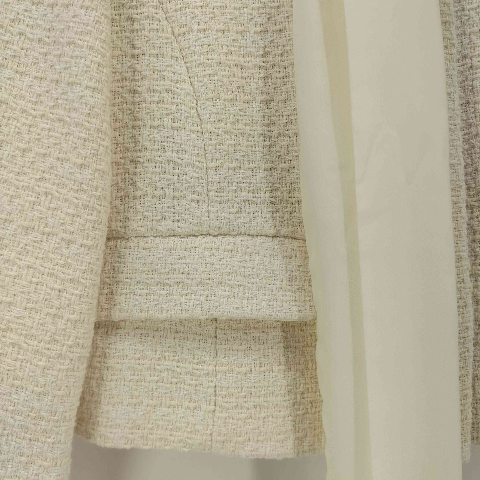 ザラ ZARA リボン付き テクスチャード ブレザー レディース import：S
