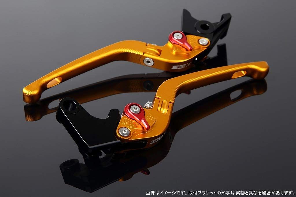 新品 SSK アジャストレバー 3D可倒式 レバー本体カラー:マットゴールド アジャスターカラー:マットレッド CBR600RR PC40 2007-2016 CBR1000RR SC59 2008-2016 LVDM012GD-RD