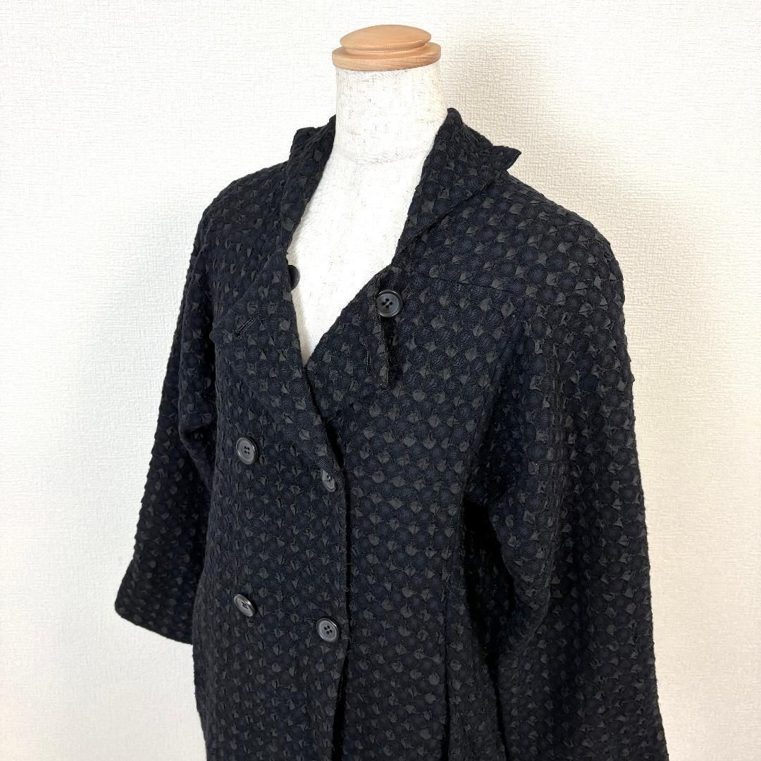 美品】 Bernhard Willhelm ふくれ織りダブルブレストコートS - メルカリ