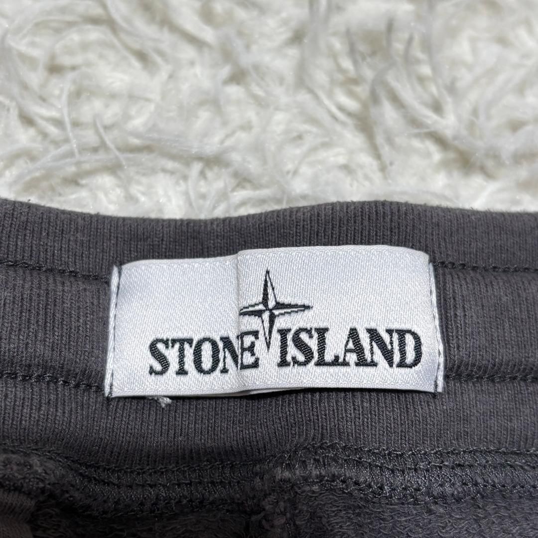 STONE ISLAND スウェットジョガーパンツ M グレー ロゴ - メルカリ