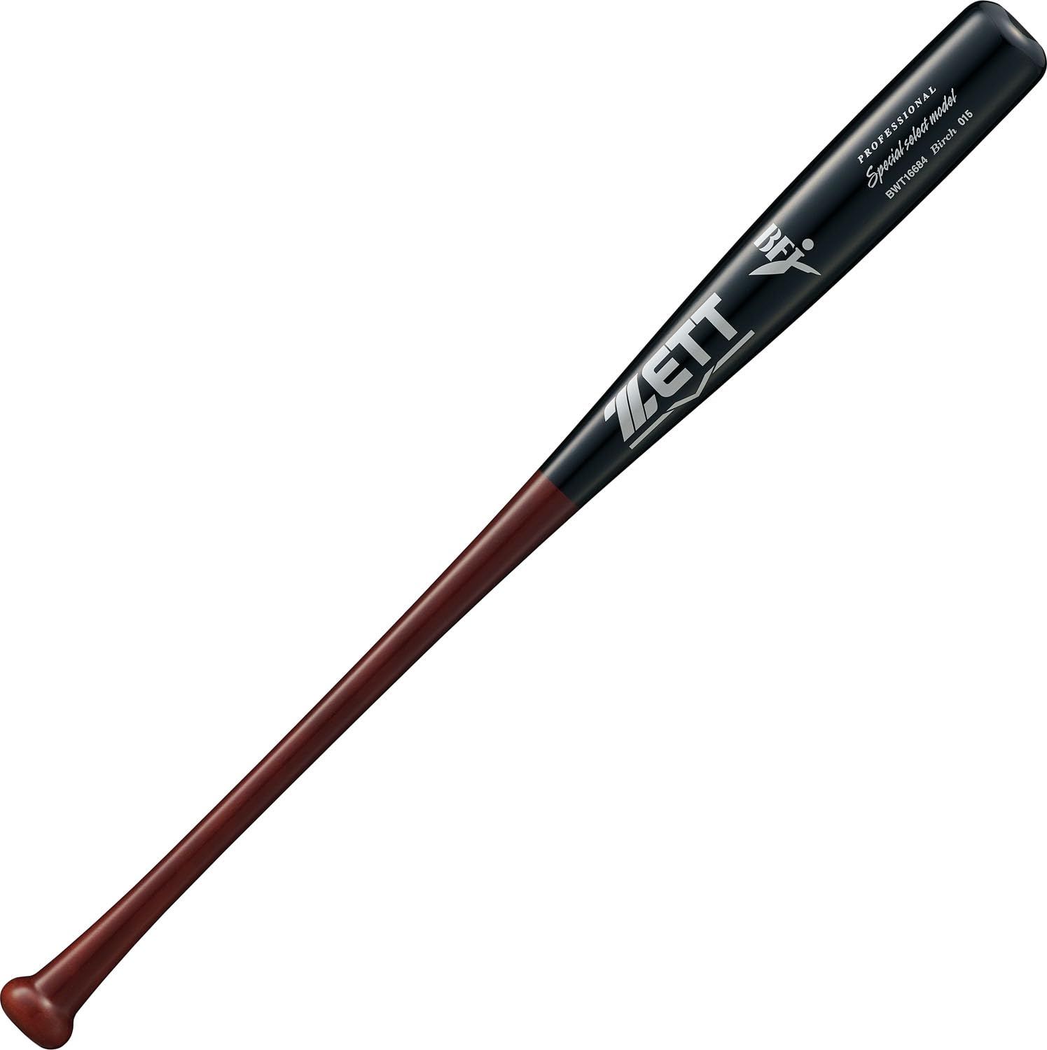 新品 ゼット(ZETT) 硬式野球 バット スペシャルセレクトモデル 木製(北米産バーチ) 84cm 880g平均 薄ダーク×ブラック(3719YK) 日本製 BWT16684