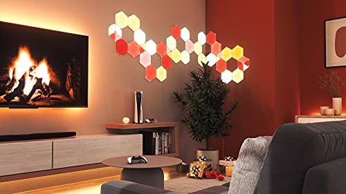 Nanoleaf Shapes スマートライトパネル ナノリーフ ヘキサゴン 拡張パック 3点セット 追加パネル 音楽連動 リズムモジュール内蔵 WiFi直結 1680万色 RGBCW Alexa Google Home対応 ゲーム 光る壁飾り インテリアmt Nanoleaf Shapes スマートライトパネル ナノリーフ ヘキサゴン 拡張パック 3点セット 追加パネル 音楽連動 リズムモジュール内蔵 WiFi直結 1680万色 RGBCW Alexa Google Home対応 ゲーム 光る壁飾り インテリアmt