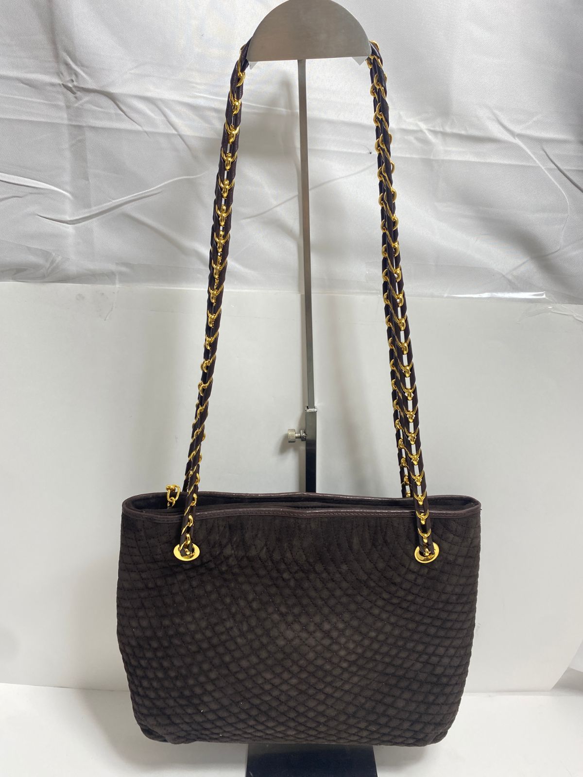 レディース バリー BALLY チェーンショルダーバック ブラウン 鞄 N05312 M
