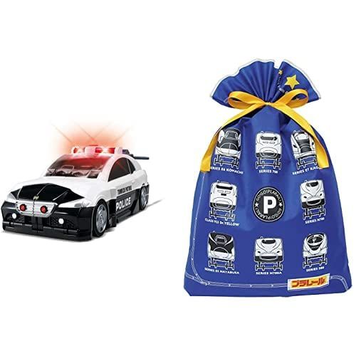 新着商品 タカラトミー(TAKARA TOMY) トミカ ビッグに変形! デカパトロールカー W410×H285×D175mmインディゴ タカラトミー プラレール ラッピング袋 ギフトバッグ3L ブルー TA651