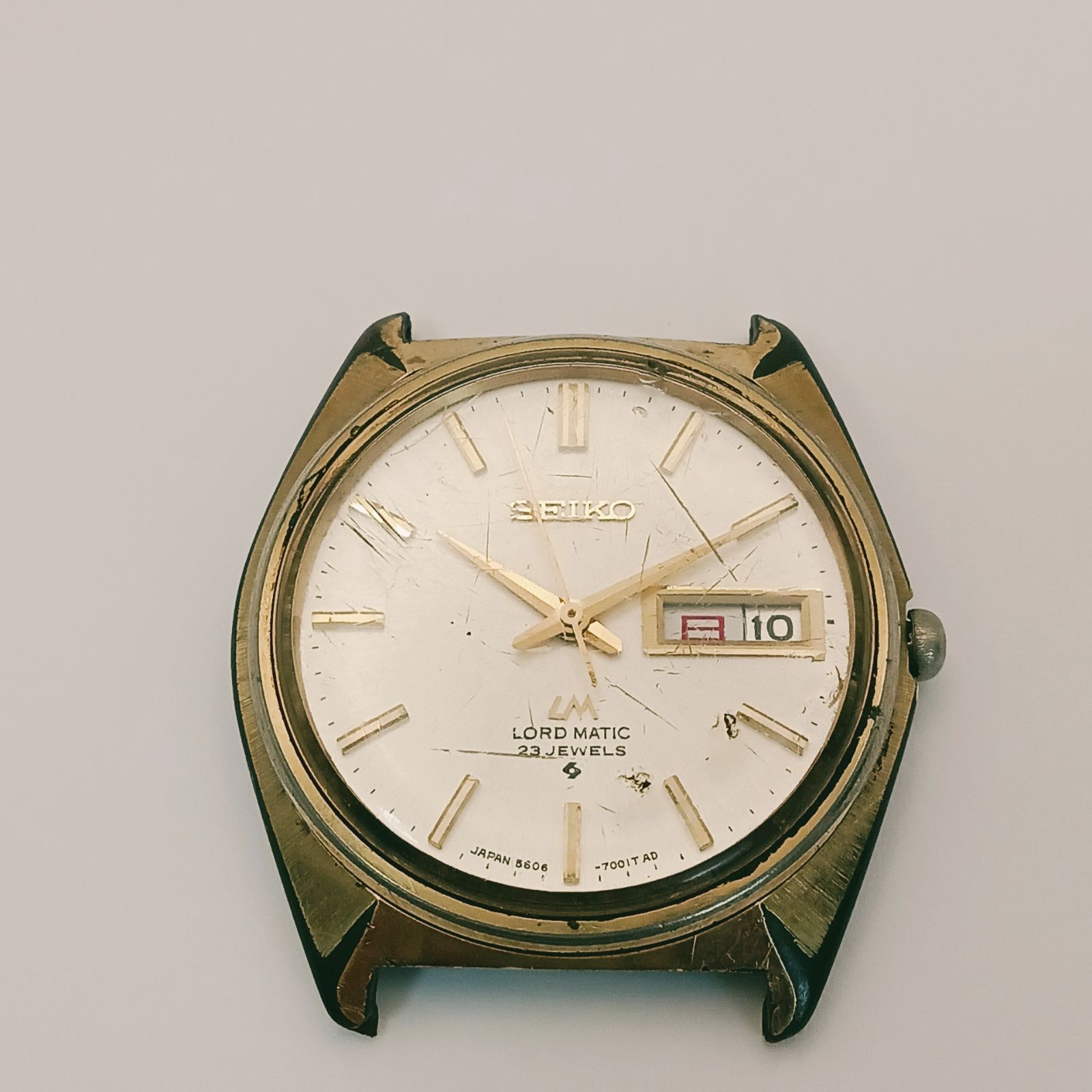 SEIKO LORD MATIC 23JEWELS 自動巻き 稼働品