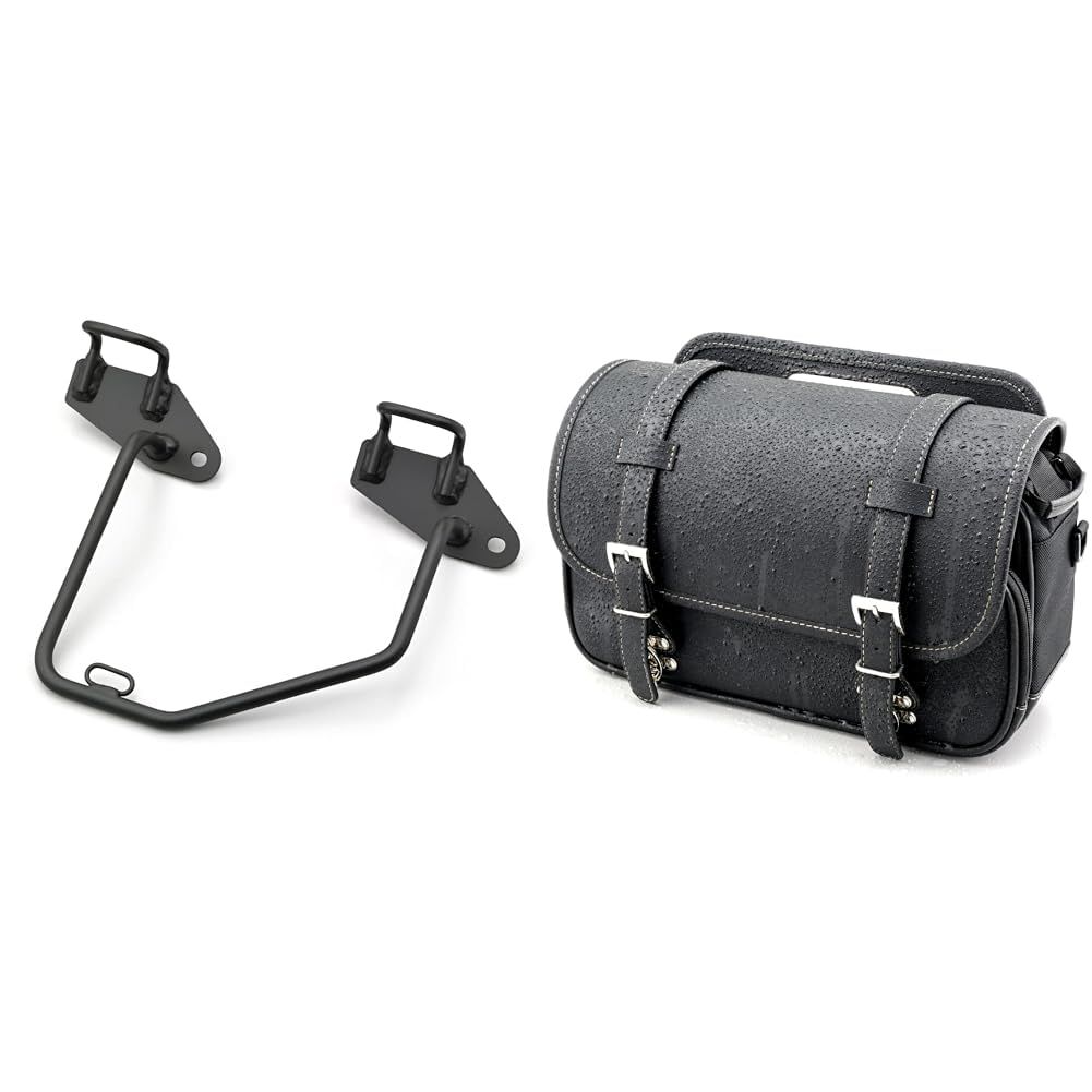 新着商品 【レブル250/500(17-23)専用セット】デイトナ(Daytona) バイク用 サイドバッグサポート右側専用 16896 & ヘンリービギンズ(Henly Begins) デイトナ バイク用 サイドバッグ 9L インナー防水 マフラー側対応 サ