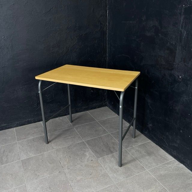 無印良品 スチールパイプテーブル 折りたたみ式 80x50x70cm MUJI 【中古】家具 /517158 8,733円