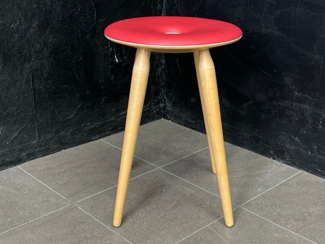 美品 天童木工 リングスツール 【中古】Tendo 加藤徳吉 丸椅子 チェア