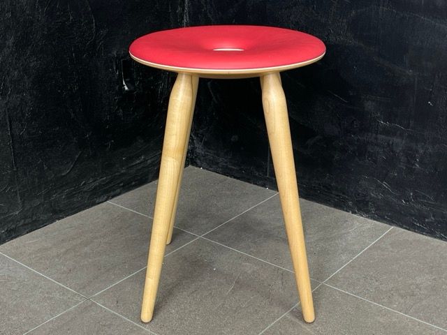 美品 天童木工 リングスツール 【中古】Tendo 加藤徳吉 丸椅子 チェア