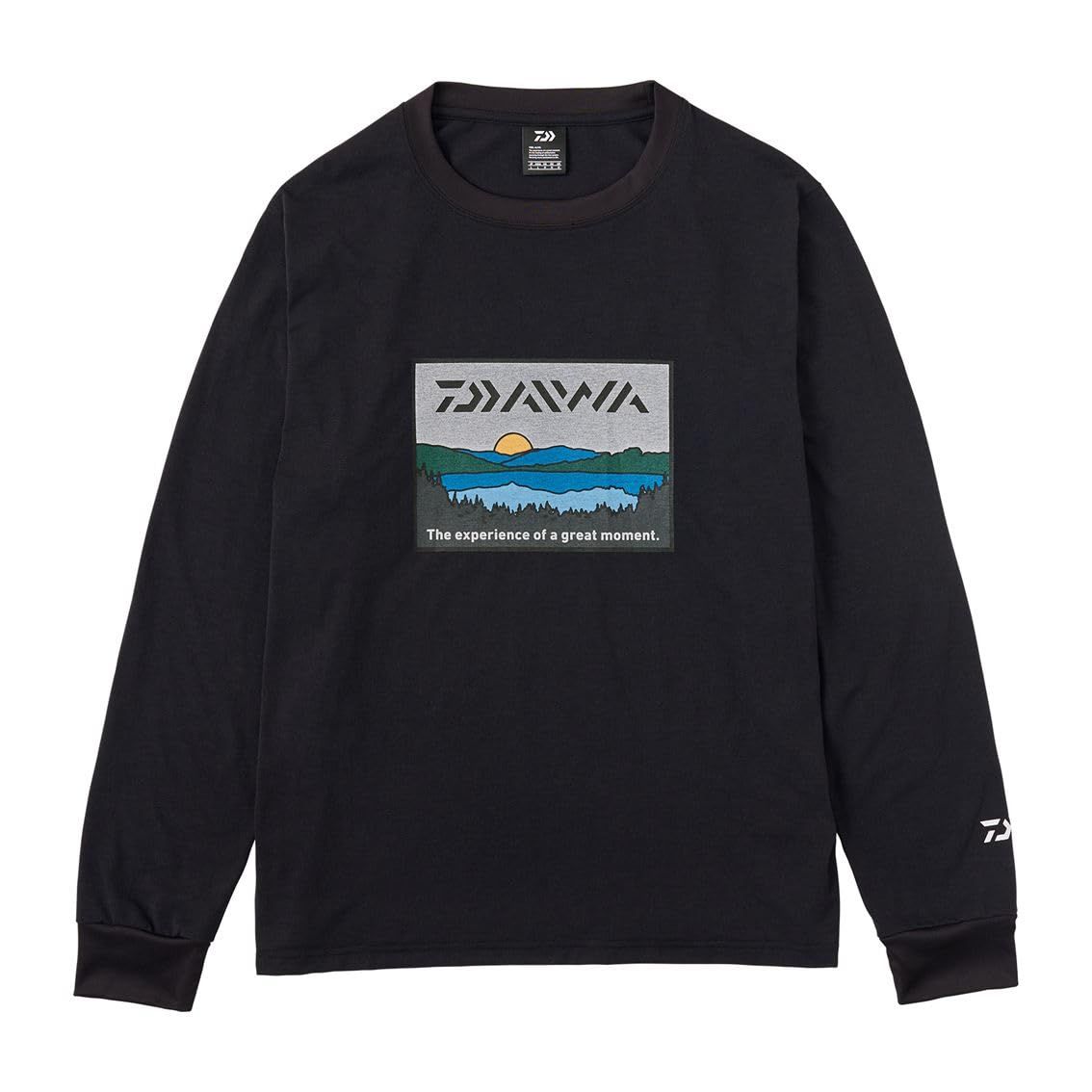 新着商品 [ダイワ] DE-6724 フィッシングネットロングTシャツ レイクサイド ブラック L