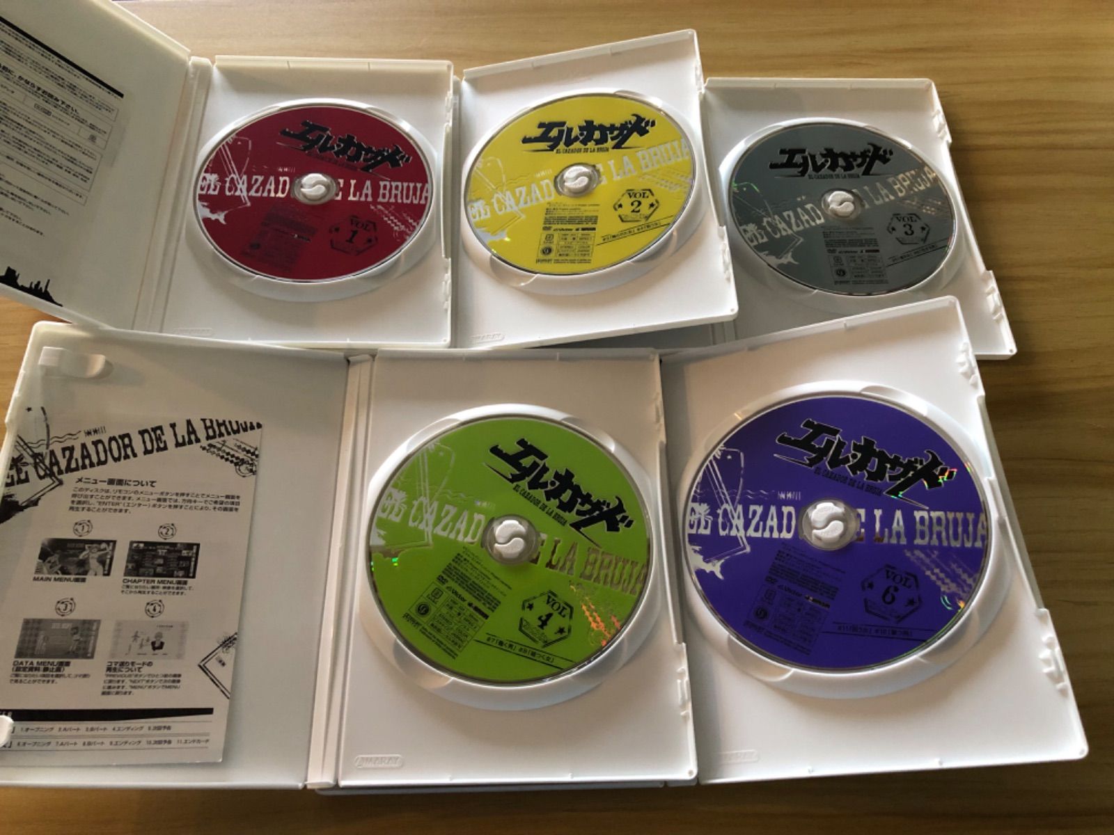 中古][DVD] エル・カザド VOL.1-4,6 (5巻セット) / M04130 - メルカリ