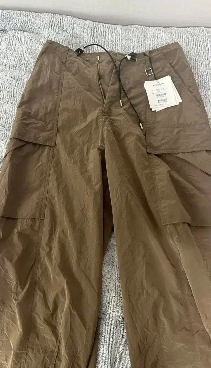 ウーヨンミ クリンクルレップス ナイロン パンツ W221PT10956K