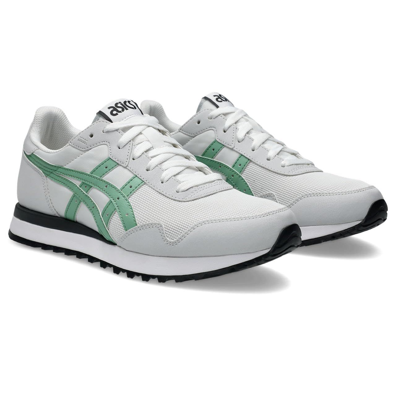 [アシックス] スニーカー TIGER RUNNER II 1203A612 ユニセックス 100(ホワイト／ダークミント) 26.5 cm 2E [100(ホワイト／ダークミント)] [26.5 cm 2E]