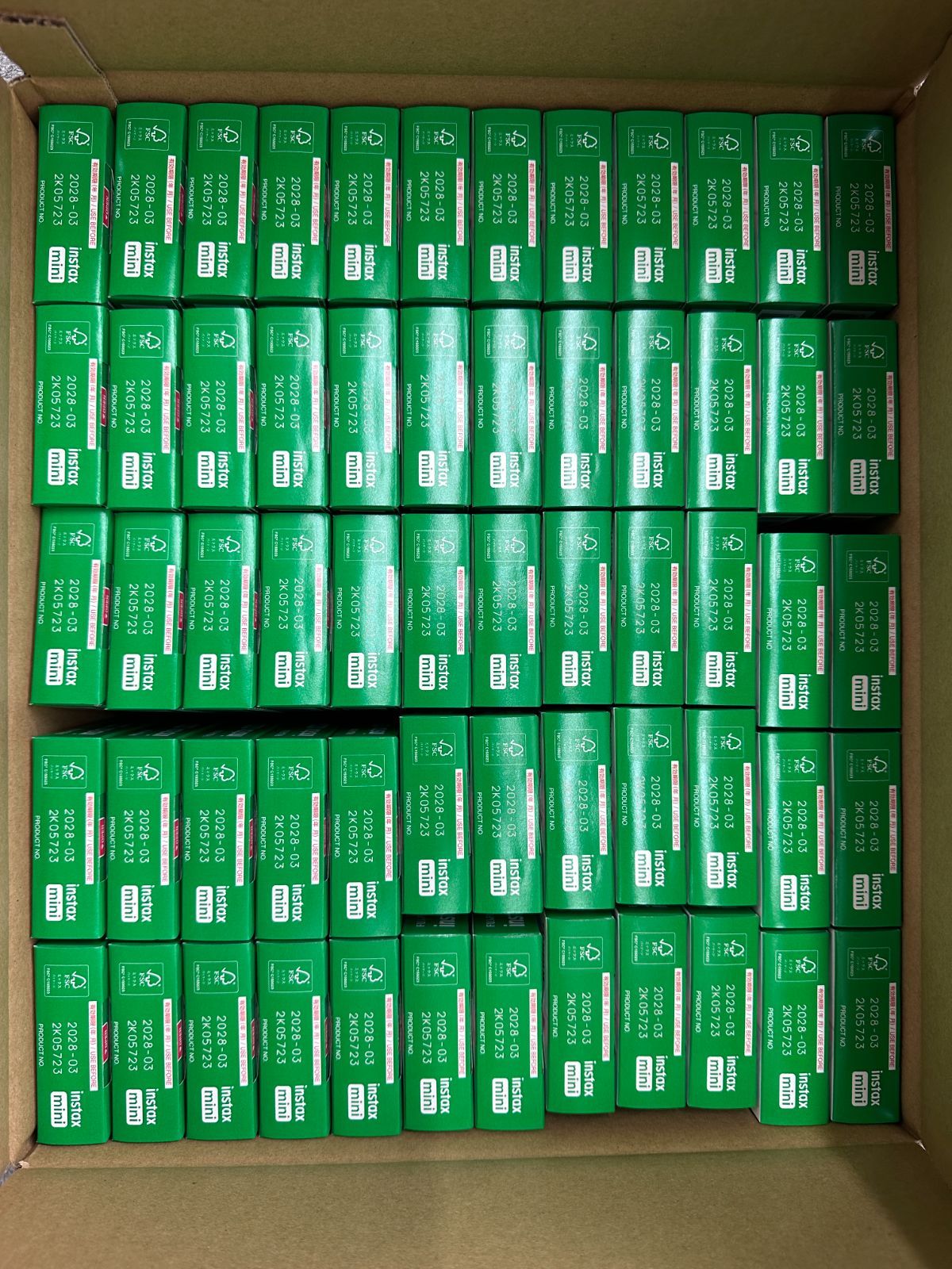 チェキフィルム instax mini 60箱600枚　有効期限 2028年3月（60箱）
