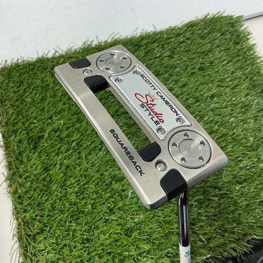 【中古】 タイトリスト SCOTTY CAMERON STUDIO STYLE SQUAREBACK(2025) 34インチ パター PT スチール (フレックスその他) メンズ 男性用 右利き 右用 Bランク ゴルフクラブ