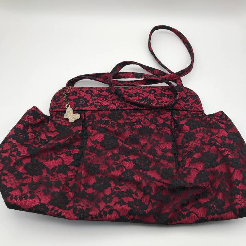 안나수이 (Anna Sui) 레이스 숄더백 레드