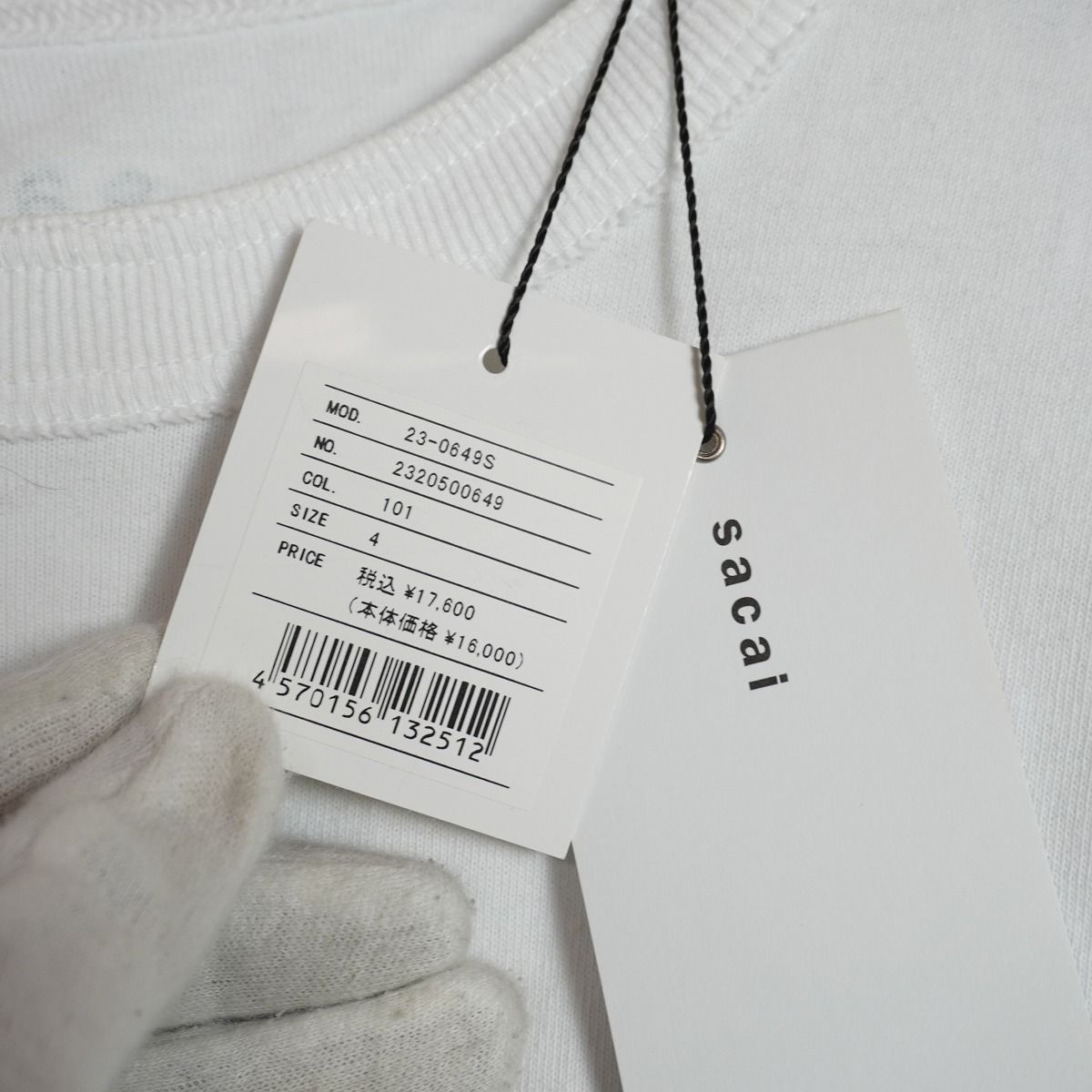 正規 23AW Sacai サカイ Graphic Print T-Shirt グラフィック プリント
