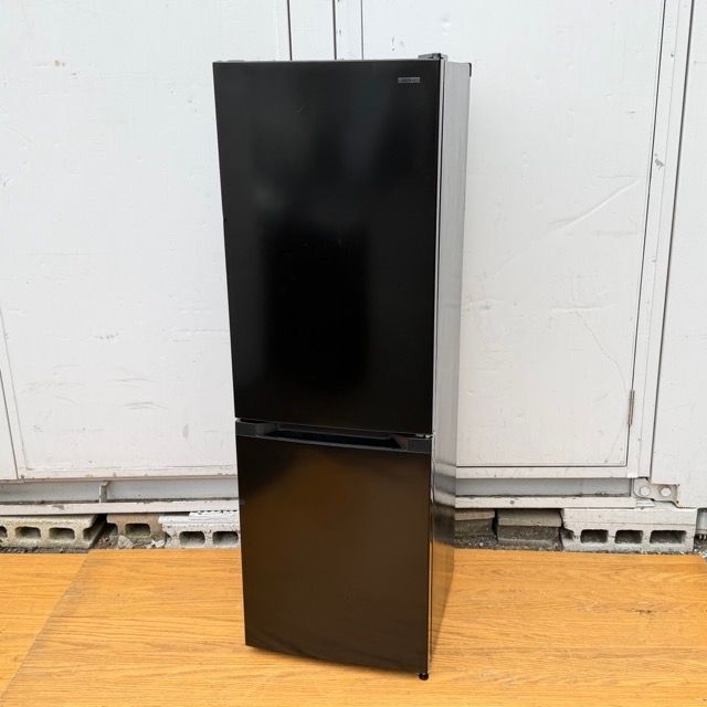 送料無料 冷凍冷蔵庫【中古】 動作保証 YAMAZEN ヤマゼン ZFR-D150(B) 150L 2026年製 2ドア 右開き 棚割れ 057033 C / 23915