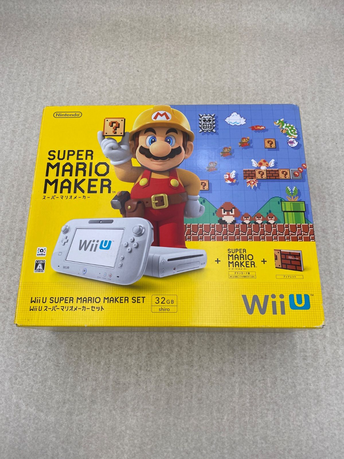 ◇WiiU 本体 スーパーマリオメーカーセット 動作品 - メルカリ