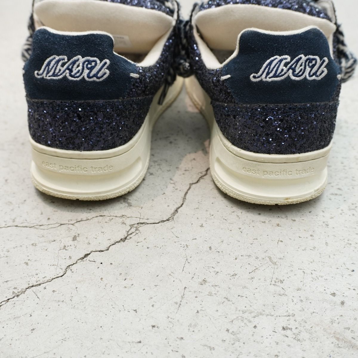 MASU エーエスユー × EPT イーピーティー DREAM FAT SNEAKERS NAVY 
