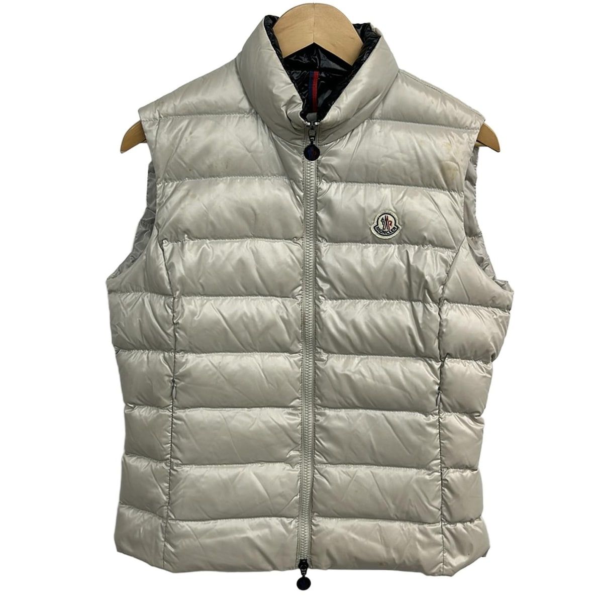 MONCLER(モンクレール) ダウンベスト サイズ3 L レディース GHANY 020934830150 ライトベージュ 冬物