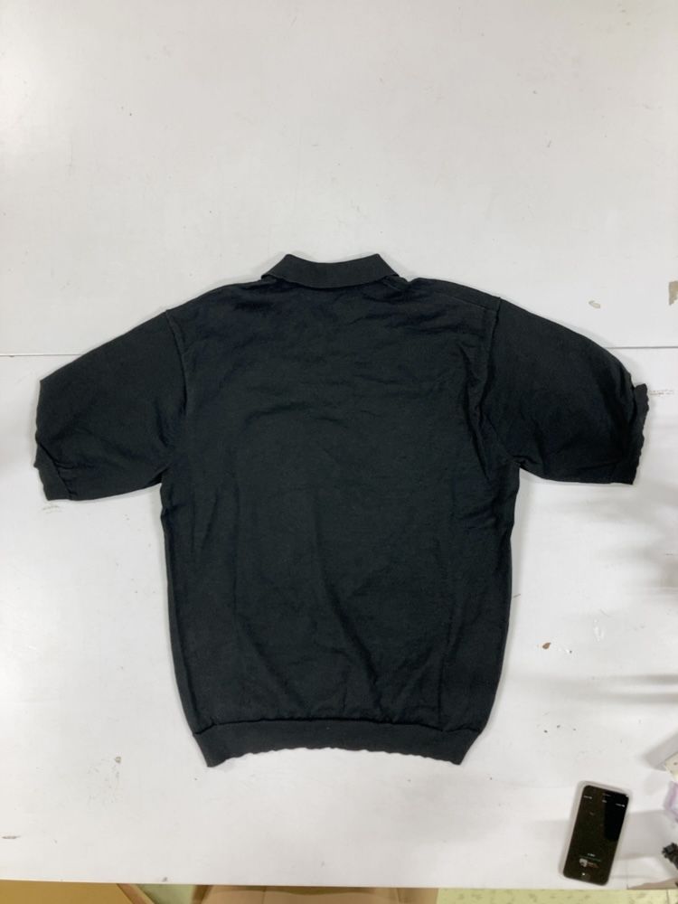UNITED ARROWS ユナイテッドアローズ ニットポロシャツ L ブラック